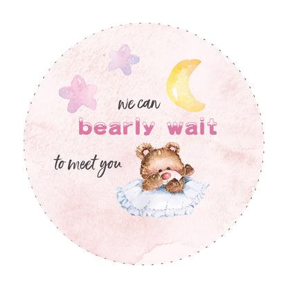 Bear Theme Round Backdrop002-2